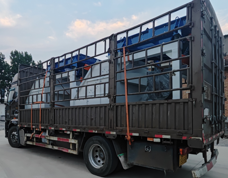绿色制砂装备发车｜时产 200T 干法风选选粉机发往陕西项目